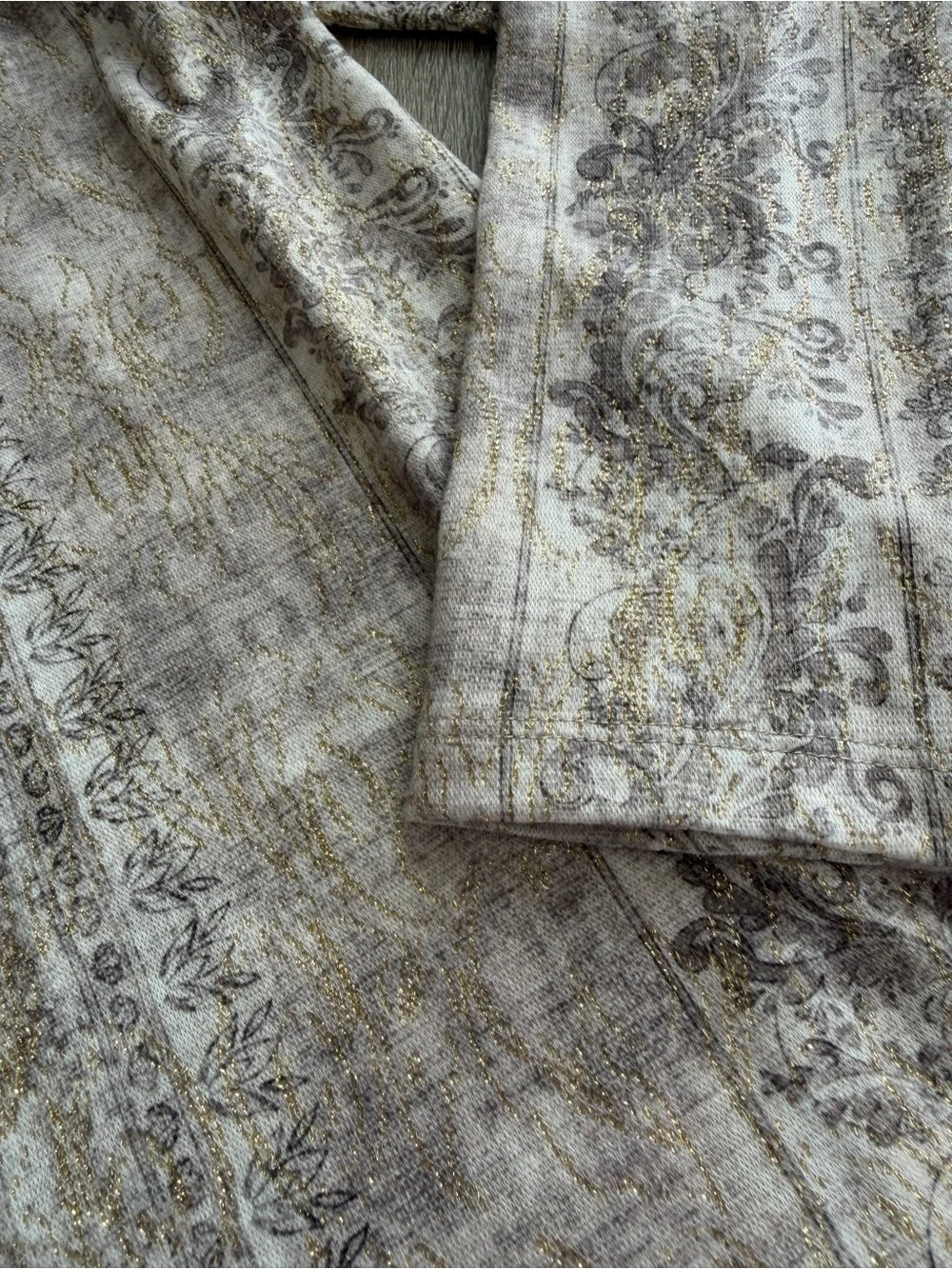 Joseph Ribkoff Beige/Taupe Open Cardigan Lace Trim Style 181657
